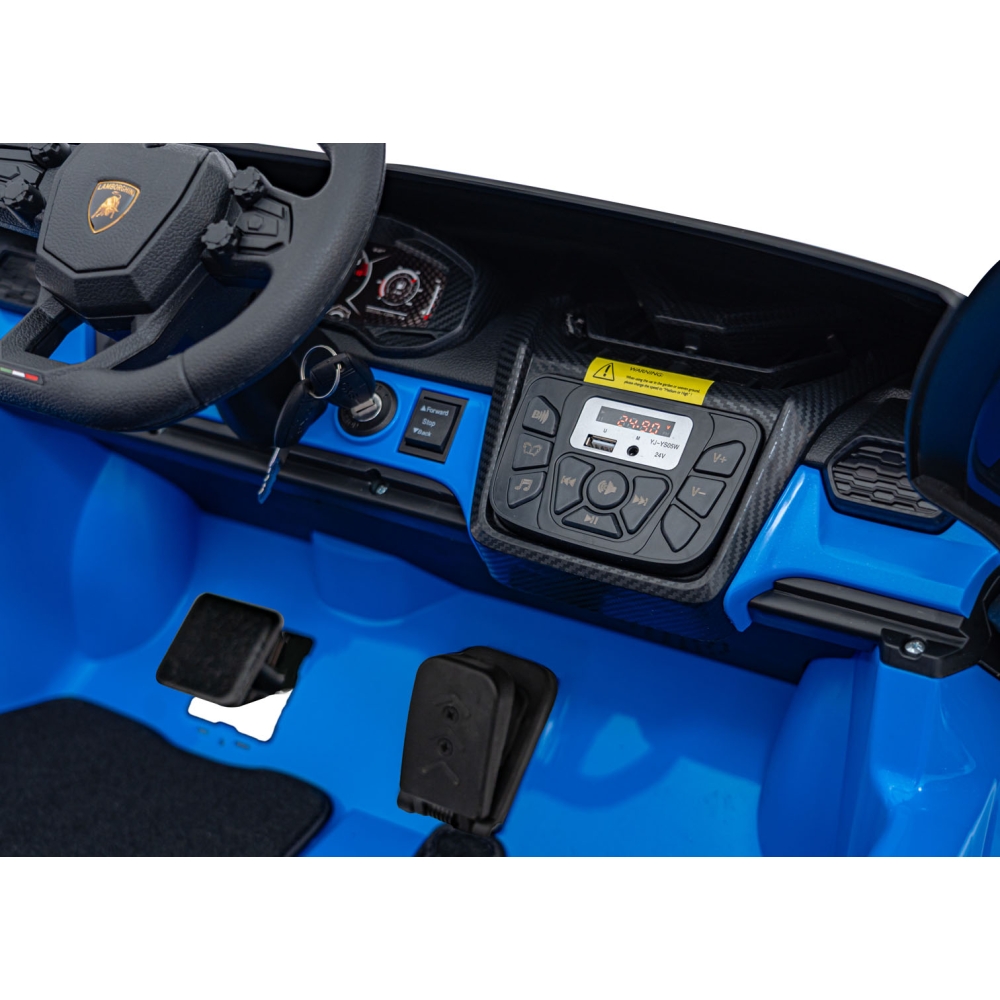 Elektromobilis Lamborghini Revuelto XL STRONG, Blue-Elektromobiliai vaikams, Mašinos-e-vaikas