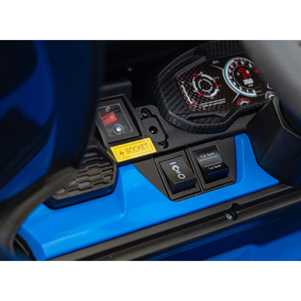 Elektromobilis Lamborghini Revuelto XL STRONG, Blue-Elektromobiliai vaikams, Mašinos-e-vaikas