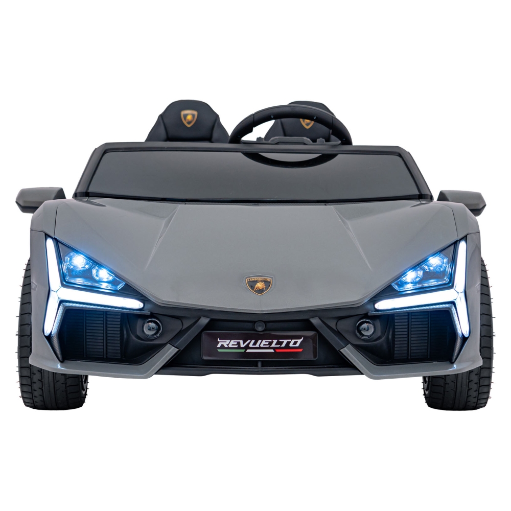 Elektromobilis Lamborghini Revuelto XL STRONG, Grey-Elektromobiliai vaikams, Mašinos-e-vaikas