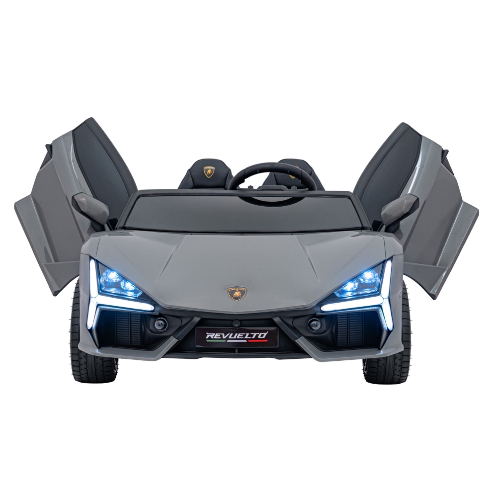 Elektromobilis Lamborghini Revuelto XL STRONG, Grey-Elektromobiliai vaikams, Mašinos-e-vaikas