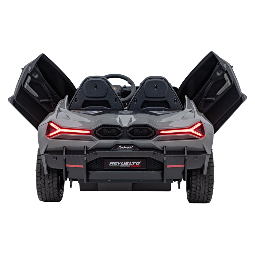 Elektromobilis Lamborghini Revuelto XL STRONG, Grey-Elektromobiliai vaikams, Mašinos-e-vaikas