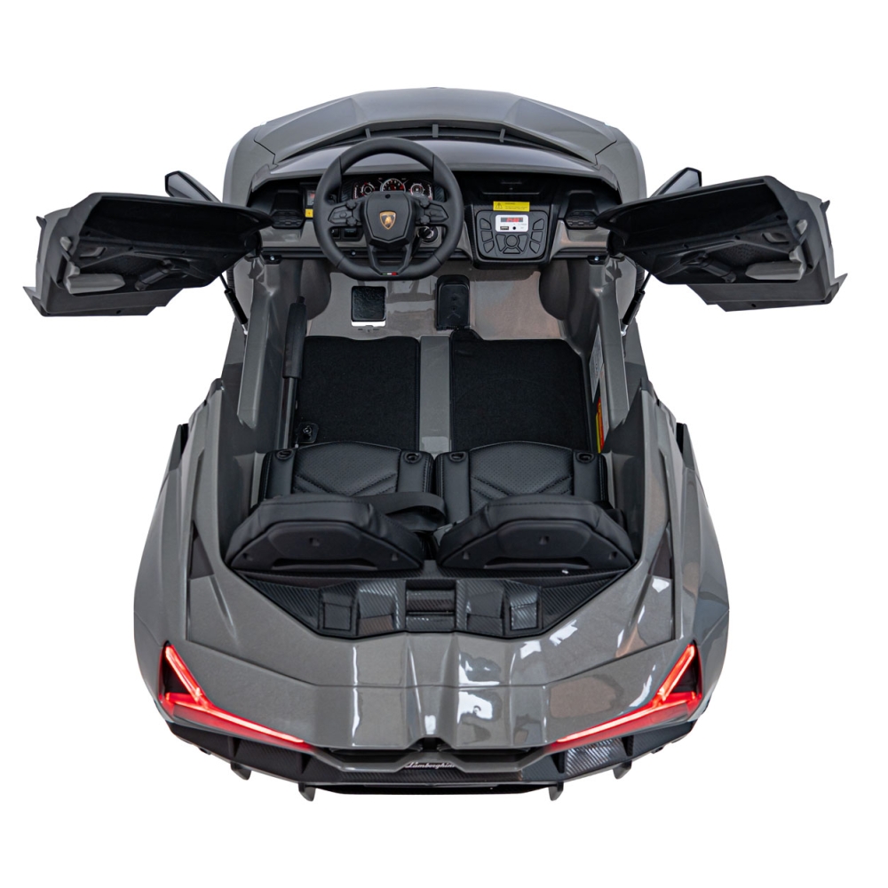Elektromobilis Lamborghini Revuelto XL STRONG, Grey-Elektromobiliai vaikams, Mašinos-e-vaikas