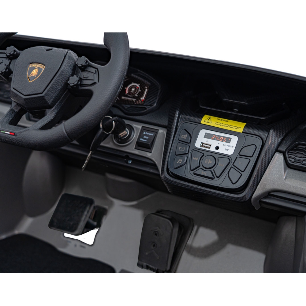Elektromobilis Lamborghini Revuelto XL STRONG, Grey-Elektromobiliai vaikams, Mašinos-e-vaikas