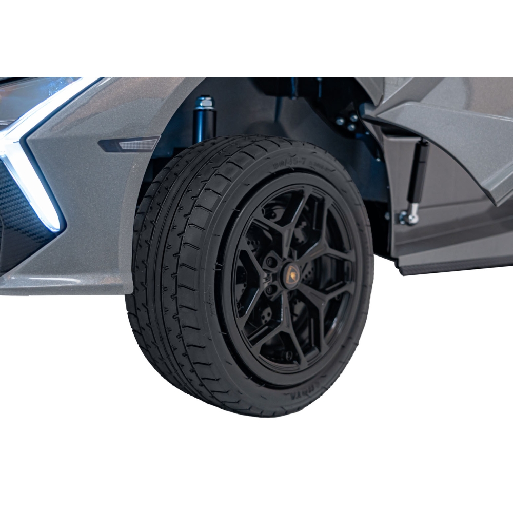 Elektromobilis Lamborghini Revuelto XL STRONG, Grey-Elektromobiliai vaikams, Mašinos-e-vaikas