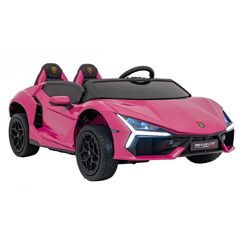 Elektromobilis Lamborghini Revuelto XL STRONG, Pink-Elektromobiliai vaikams, Mašinos-e-vaikas
