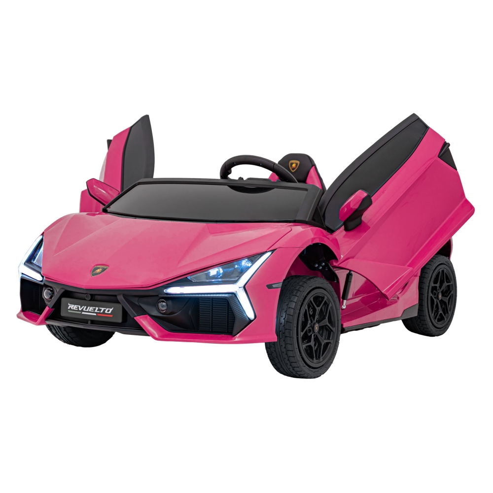 Elektromobilis Lamborghini Revuelto XL STRONG, Pink-Elektromobiliai vaikams, Mašinos-e-vaikas