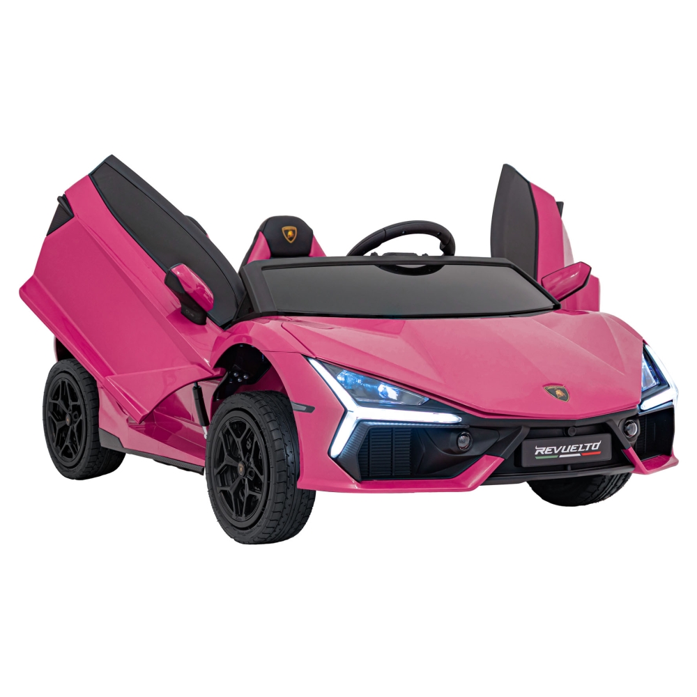 Elektromobilis Lamborghini Revuelto XL STRONG, Pink-Elektromobiliai vaikams, Mašinos-e-vaikas