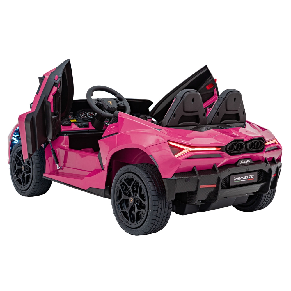 Elektromobilis Lamborghini Revuelto XL STRONG, Pink-Elektromobiliai vaikams, Mašinos-e-vaikas