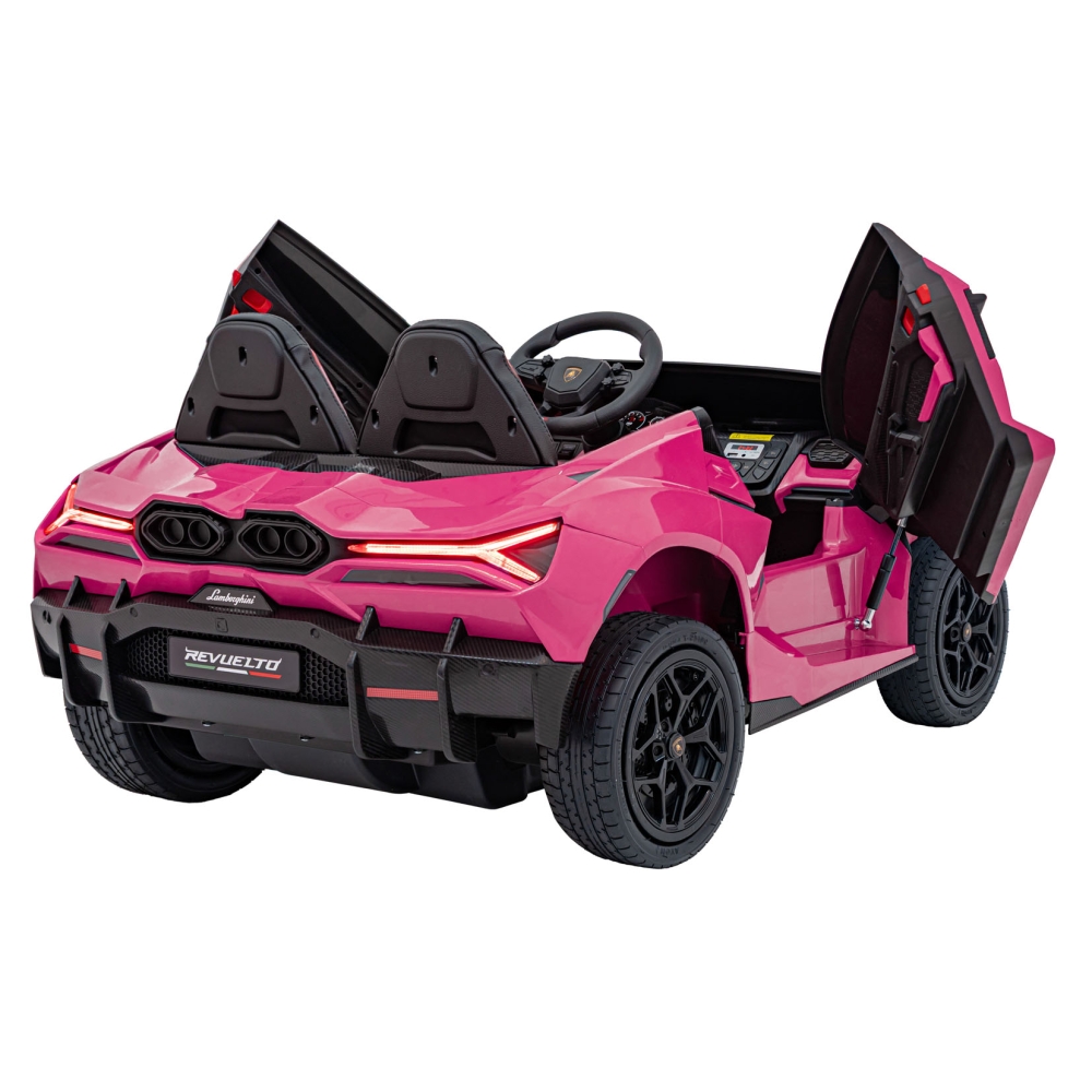 Elektromobilis Lamborghini Revuelto XL STRONG, Pink-Elektromobiliai vaikams, Mašinos-e-vaikas