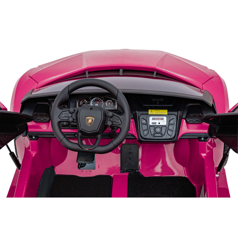 Elektromobilis Lamborghini Revuelto XL STRONG, Pink-Elektromobiliai vaikams, Mašinos-e-vaikas