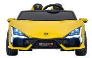Elektromobilis Lamborghini Revuelto XL STRONG, Yellow-Elektromobiliai vaikams, Mašinos-e-vaikas
