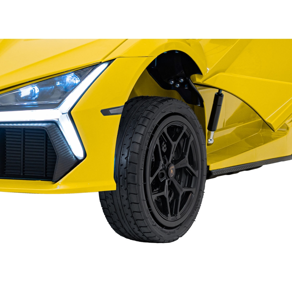 Elektromobilis Lamborghini Revuelto XL STRONG, Yellow-Elektromobiliai vaikams, Mašinos-e-vaikas