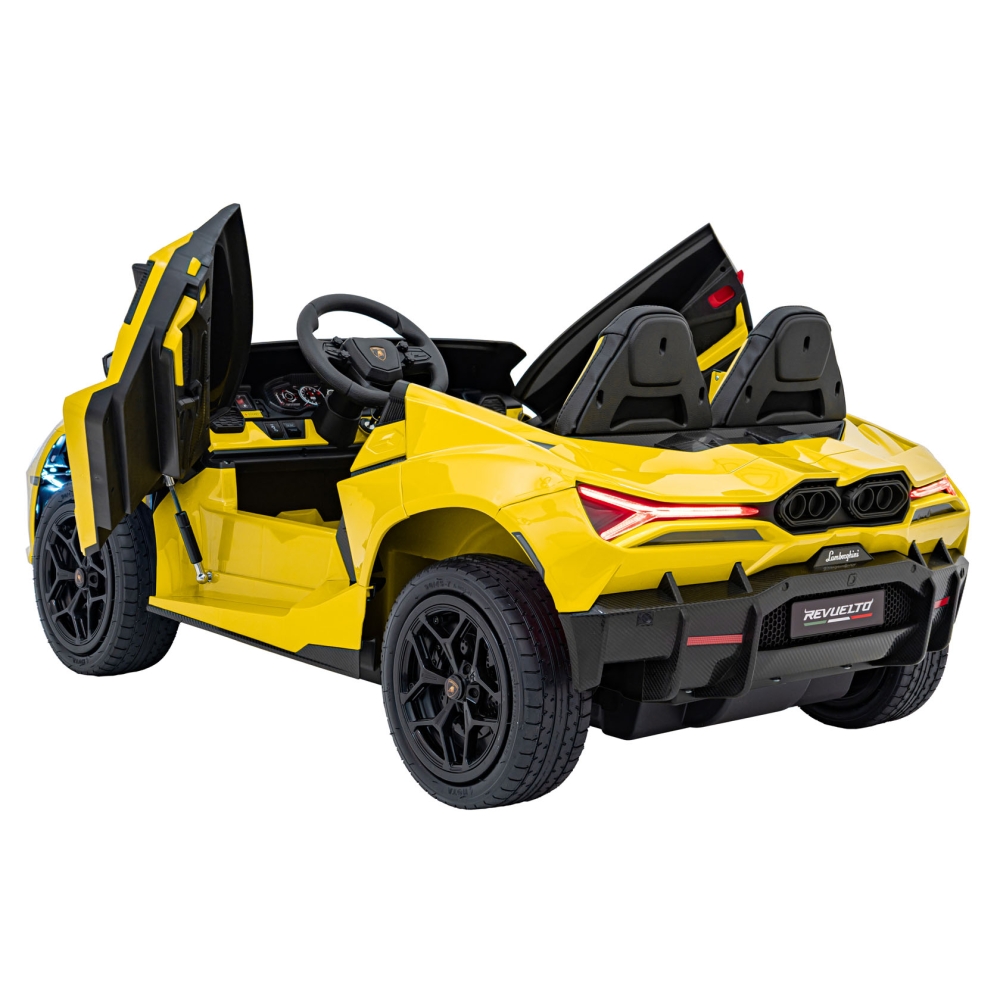 Elektromobilis Lamborghini Revuelto XL STRONG, Yellow-Elektromobiliai vaikams, Mašinos-e-vaikas