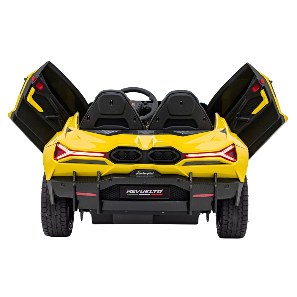 Elektromobilis Lamborghini Revuelto XL STRONG, Yellow-Elektromobiliai vaikams, Mašinos-e-vaikas