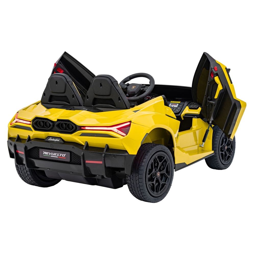 Elektromobilis Lamborghini Revuelto XL STRONG, Yellow-Elektromobiliai vaikams, Mašinos-e-vaikas