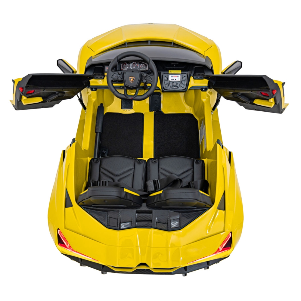 Elektromobilis Lamborghini Revuelto XL STRONG, Yellow-Elektromobiliai vaikams, Mašinos-e-vaikas