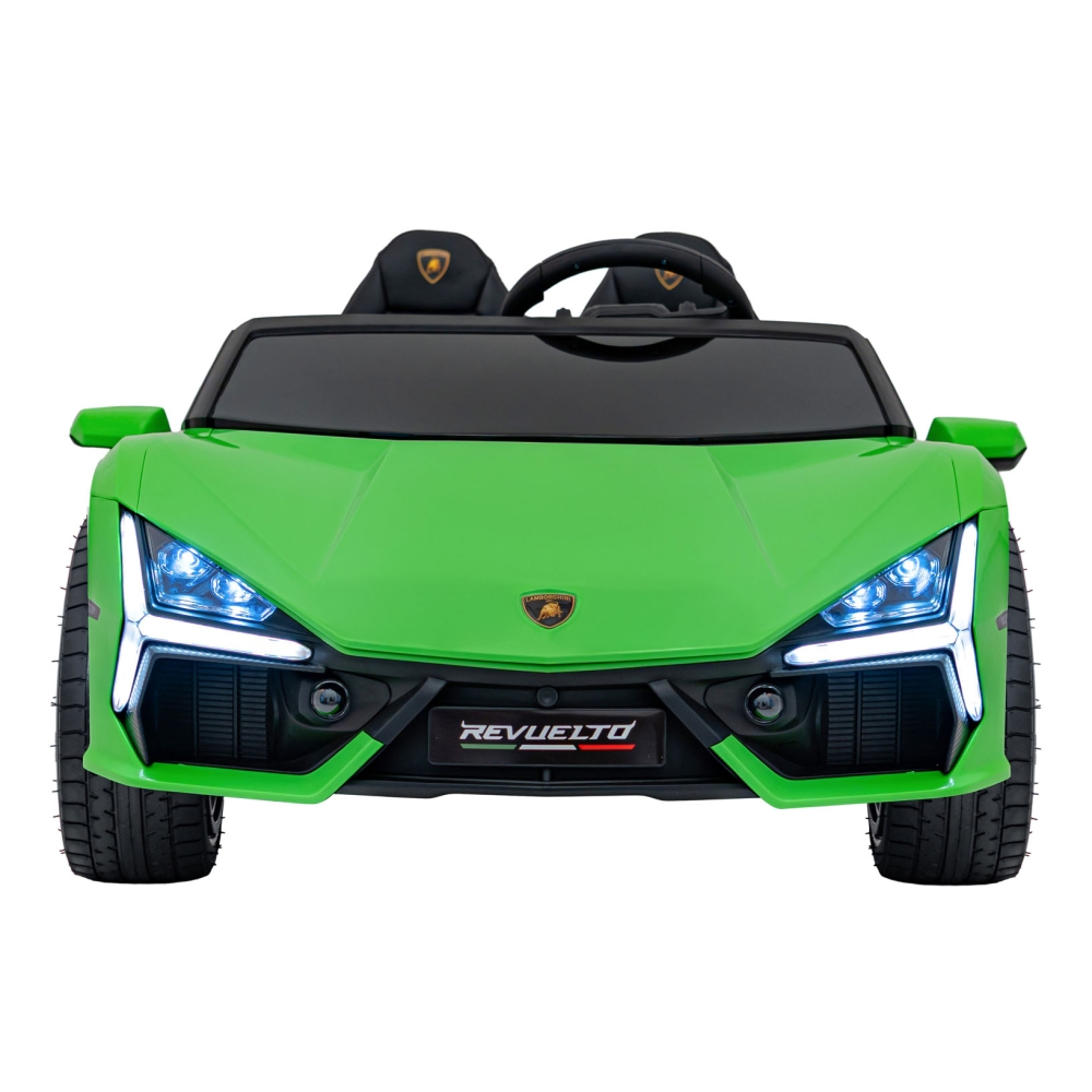 Elektromobilis Lamborghini Revuelto XL STRONG, Green-Elektromobiliai vaikams, Mašinos-e-vaikas