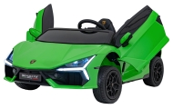 Elektromobilis Lamborghini Revuelto XL STRONG, Green-Elektromobiliai vaikams, Mašinos-e-vaikas