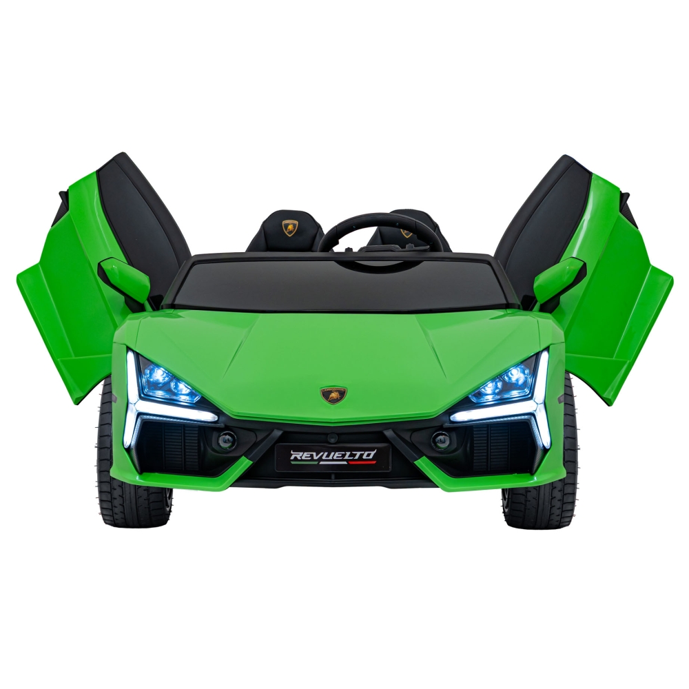 Elektromobilis Lamborghini Revuelto XL STRONG, Green-Elektromobiliai vaikams, Mašinos-e-vaikas