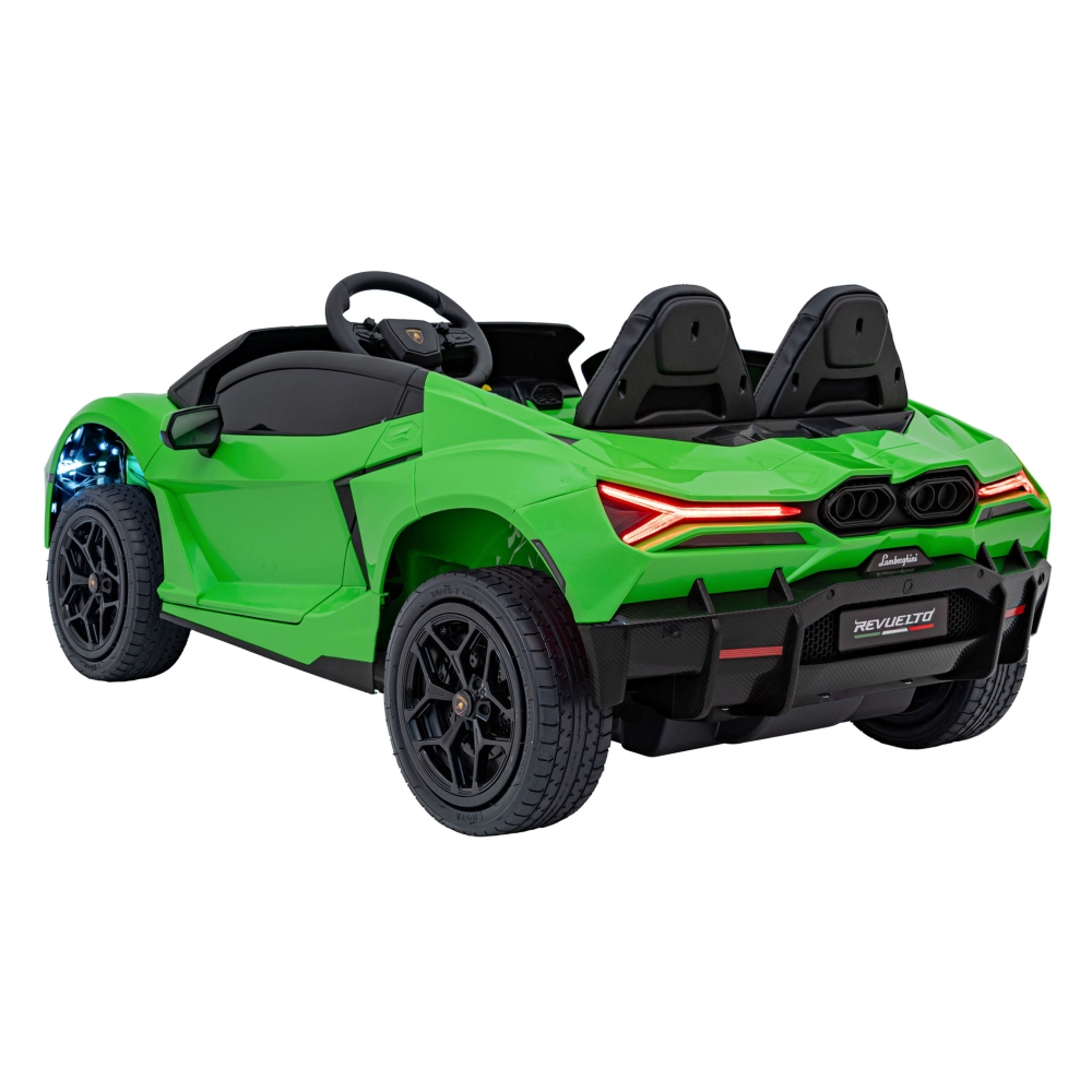 Elektromobilis Lamborghini Revuelto XL STRONG, Green-Elektromobiliai vaikams, Mašinos-e-vaikas
