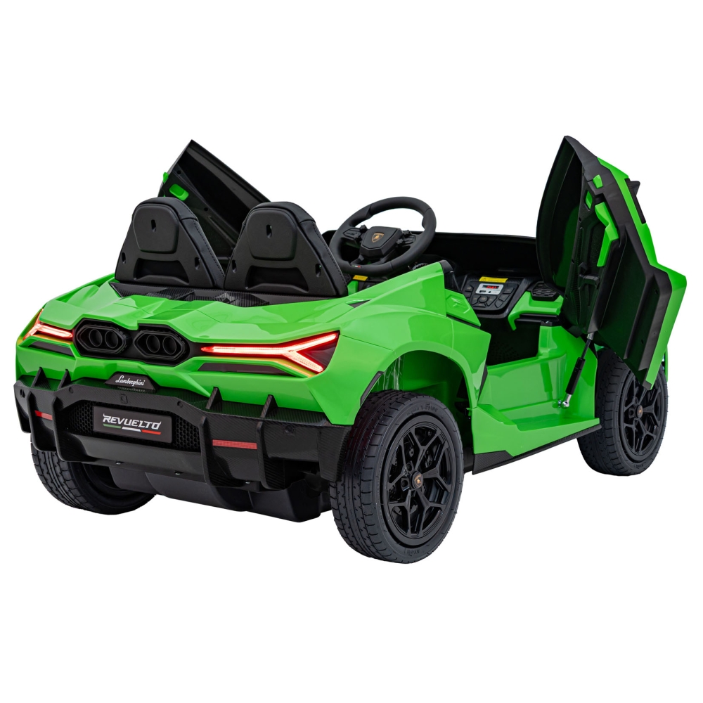 Elektromobilis Lamborghini Revuelto XL STRONG, Green-Elektromobiliai vaikams, Mašinos-e-vaikas