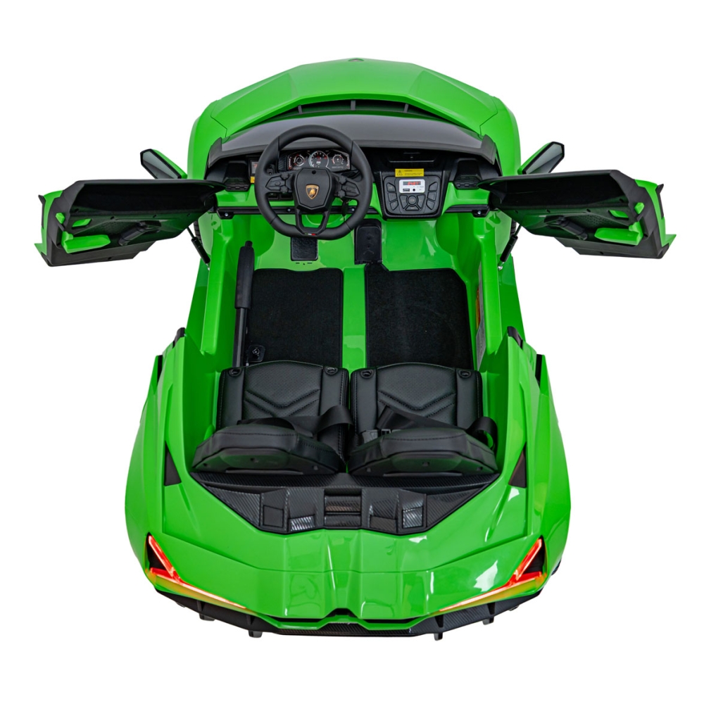 Elektromobilis Lamborghini Revuelto XL STRONG, Green-Elektromobiliai vaikams, Mašinos-e-vaikas