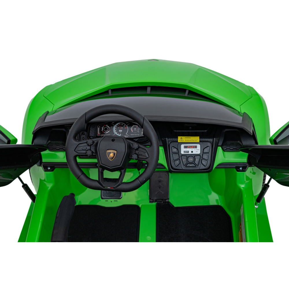 Elektromobilis Lamborghini Revuelto XL STRONG, Green-Elektromobiliai vaikams, Mašinos-e-vaikas