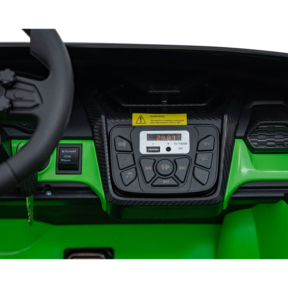Elektromobilis Lamborghini Revuelto XL STRONG, Green-Elektromobiliai vaikams, Mašinos-e-vaikas