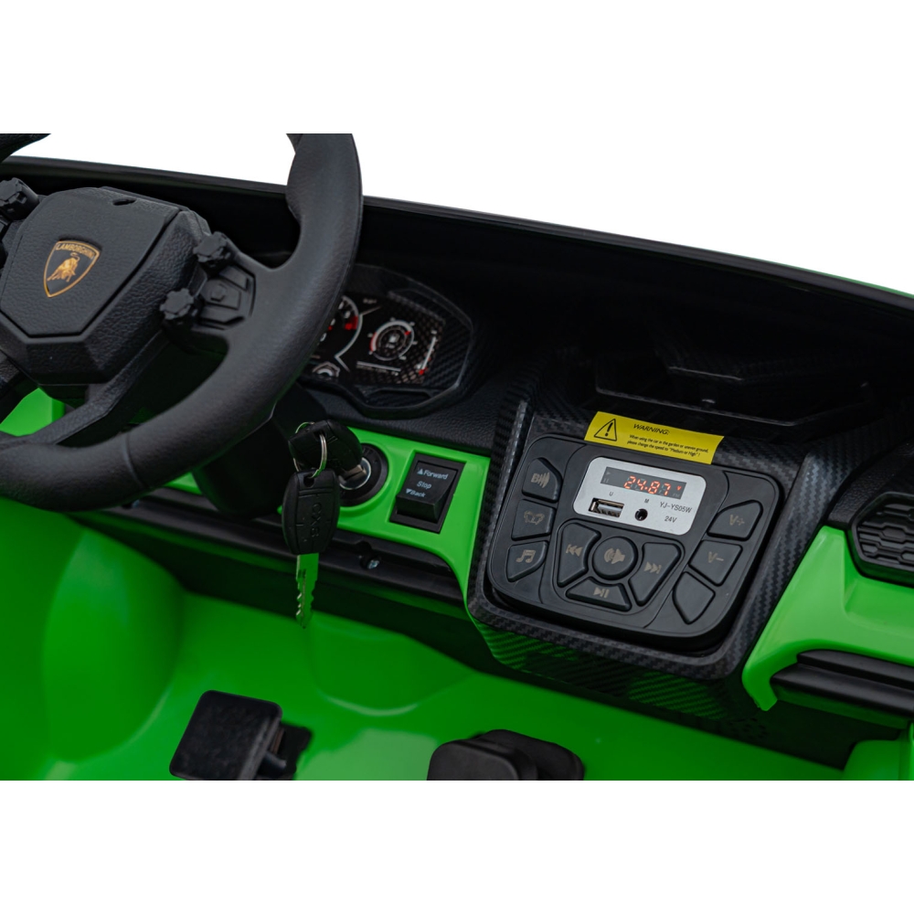 Elektromobilis Lamborghini Revuelto XL STRONG, Green-Elektromobiliai vaikams, Mašinos-e-vaikas