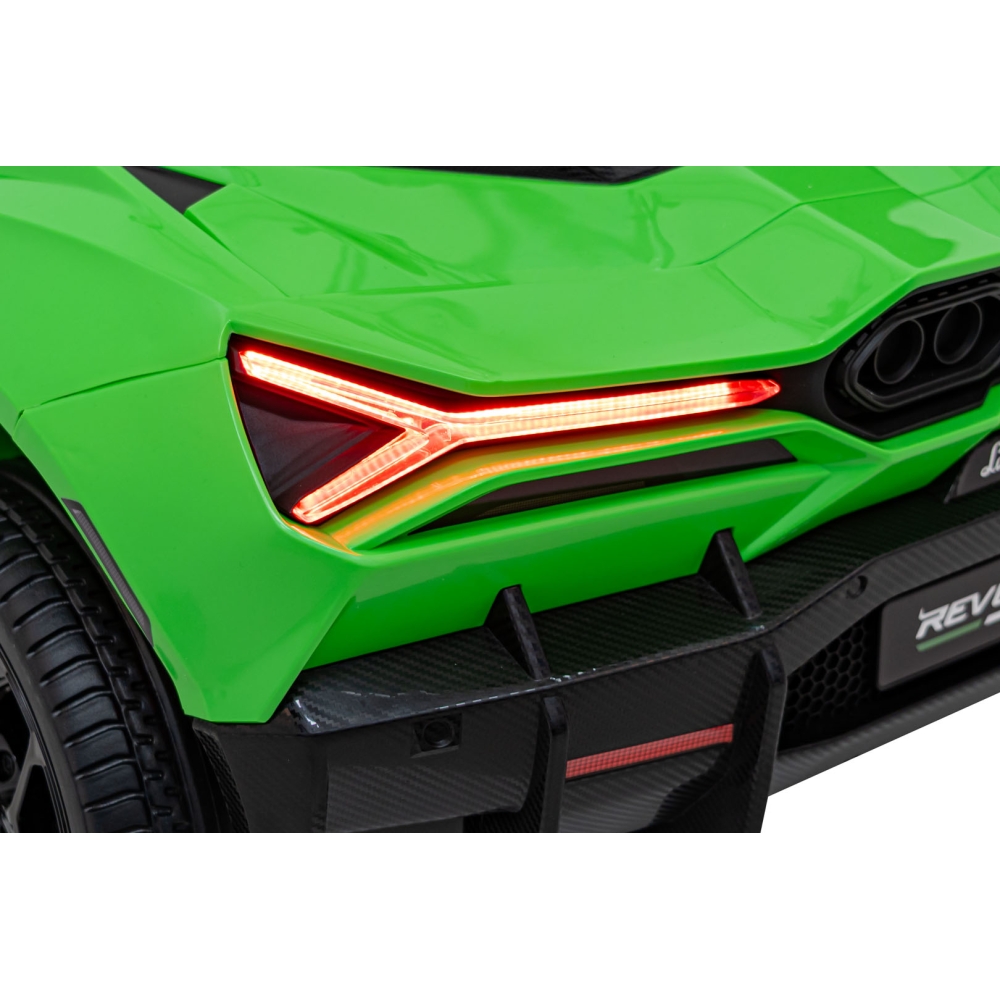 Elektromobilis Lamborghini Revuelto XL STRONG, Green-Elektromobiliai vaikams, Mašinos-e-vaikas