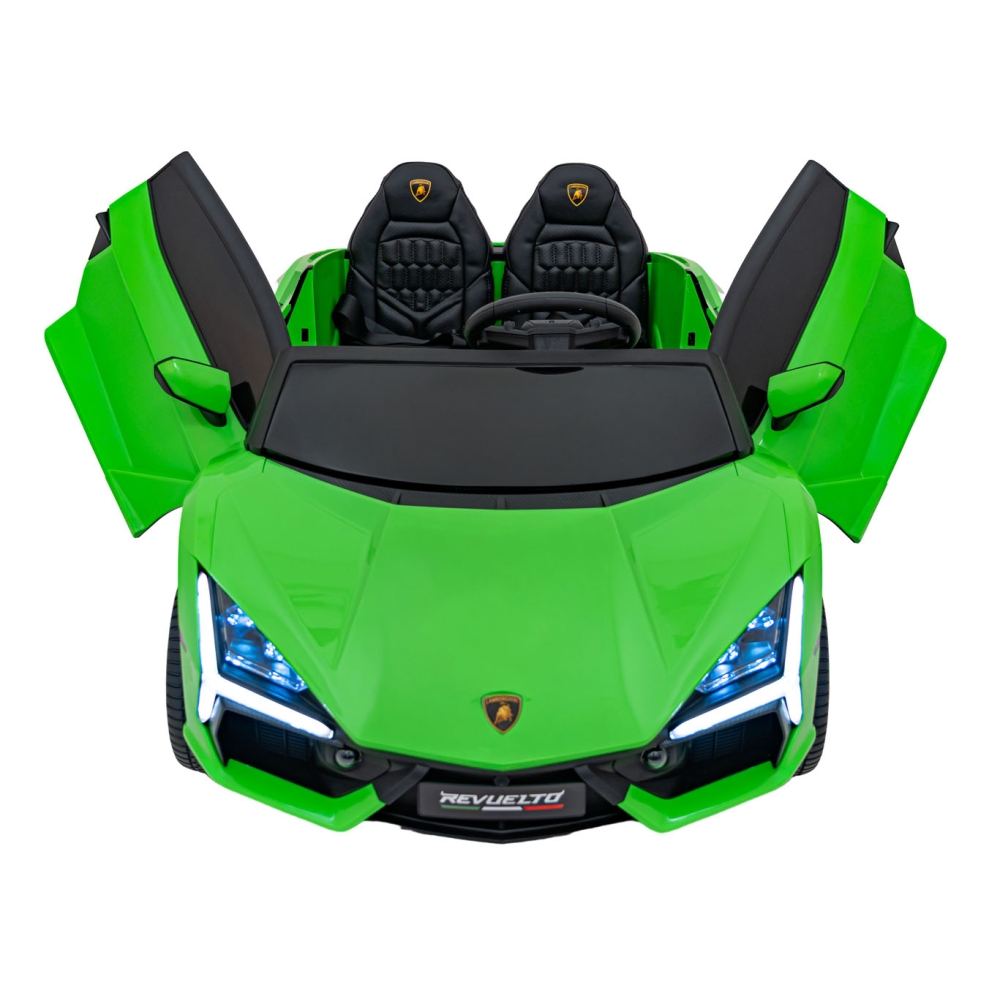 Elektromobilis Lamborghini Revuelto XL STRONG, Green-Elektromobiliai vaikams, Mašinos-e-vaikas