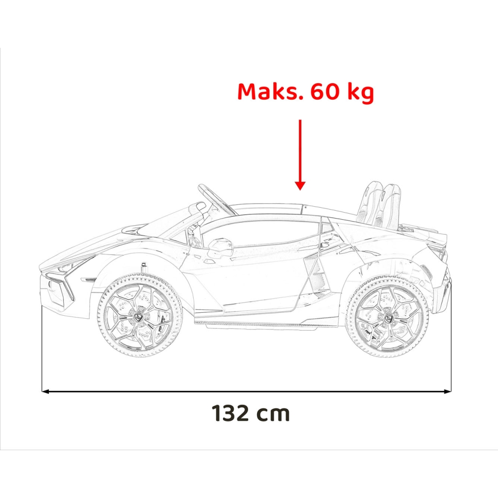 Elektromobilis Lamborghini Revuelto XL STRONG, Green-Elektromobiliai vaikams, Mašinos-e-vaikas