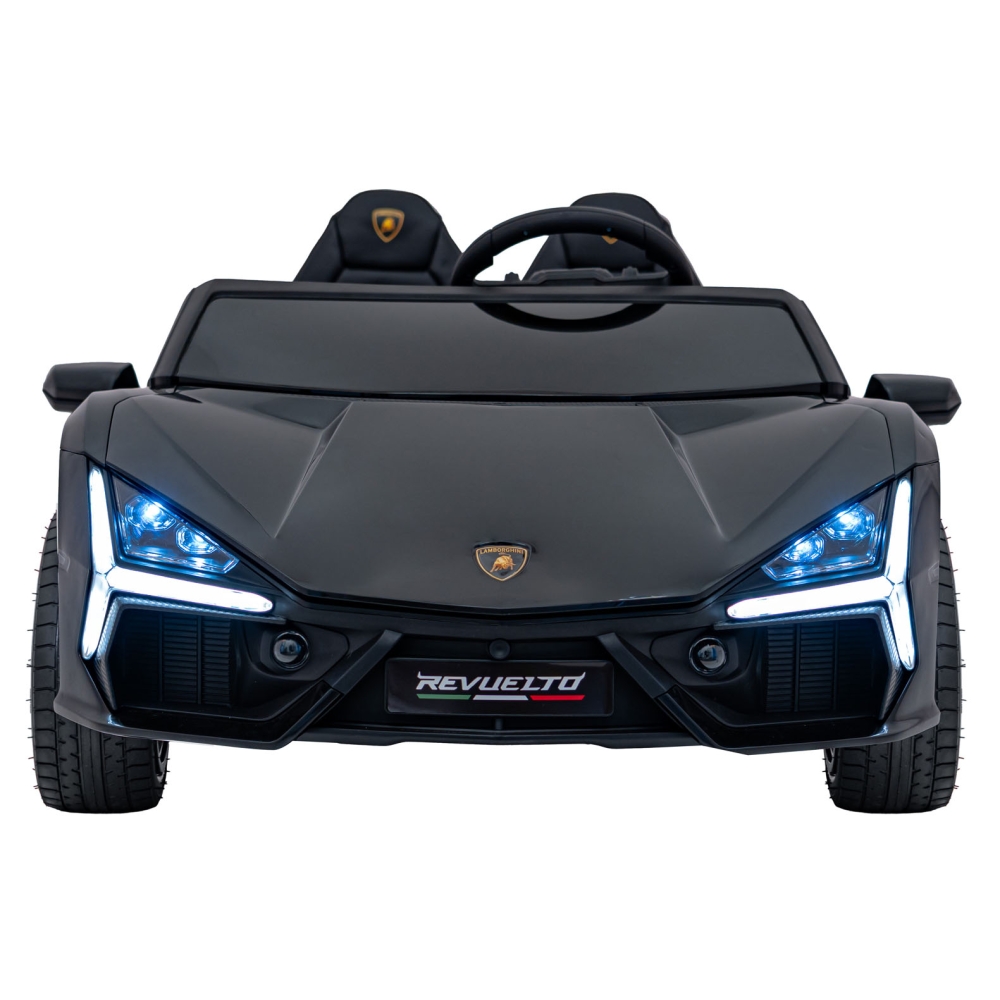 Elektromobilis Lamborghini Revuelto XL STRONG, Black-Elektromobiliai vaikams, Mašinos-e-vaikas