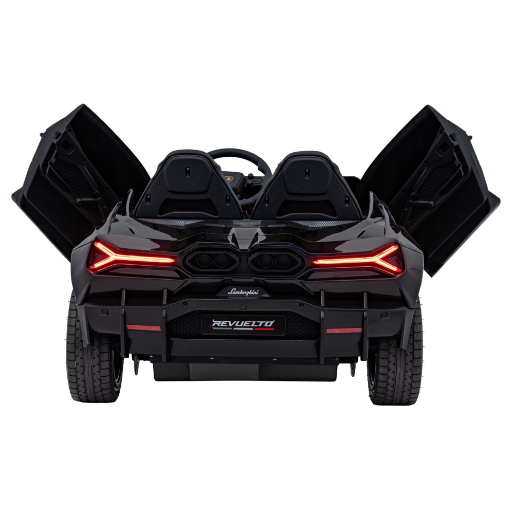 Elektromobilis Lamborghini Revuelto XL STRONG, Black-Elektromobiliai vaikams, Mašinos-e-vaikas