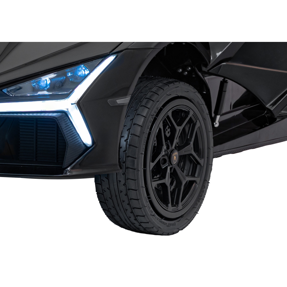 Elektromobilis Lamborghini Revuelto XL STRONG, Black-Elektromobiliai vaikams, Mašinos-e-vaikas
