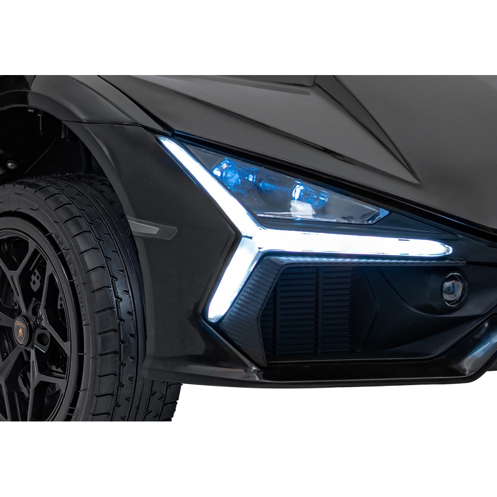 Elektromobilis Lamborghini Revuelto XL STRONG, Black-Elektromobiliai vaikams, Mašinos-e-vaikas