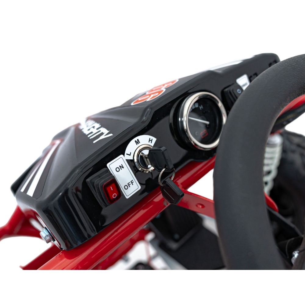Pojazd Gokart Elektryczny MAIGHTY Czerwony