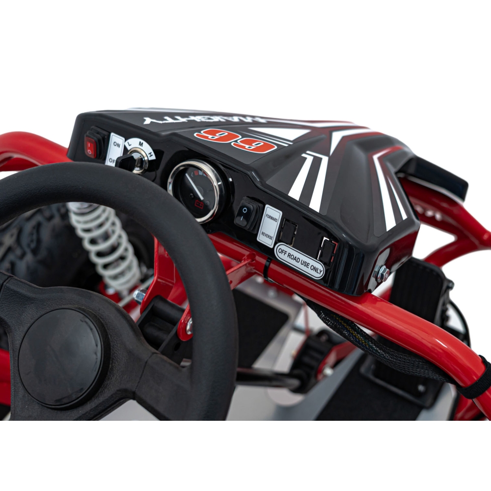 Pojazd Gokart Elektryczny MAIGHTY Czerwony