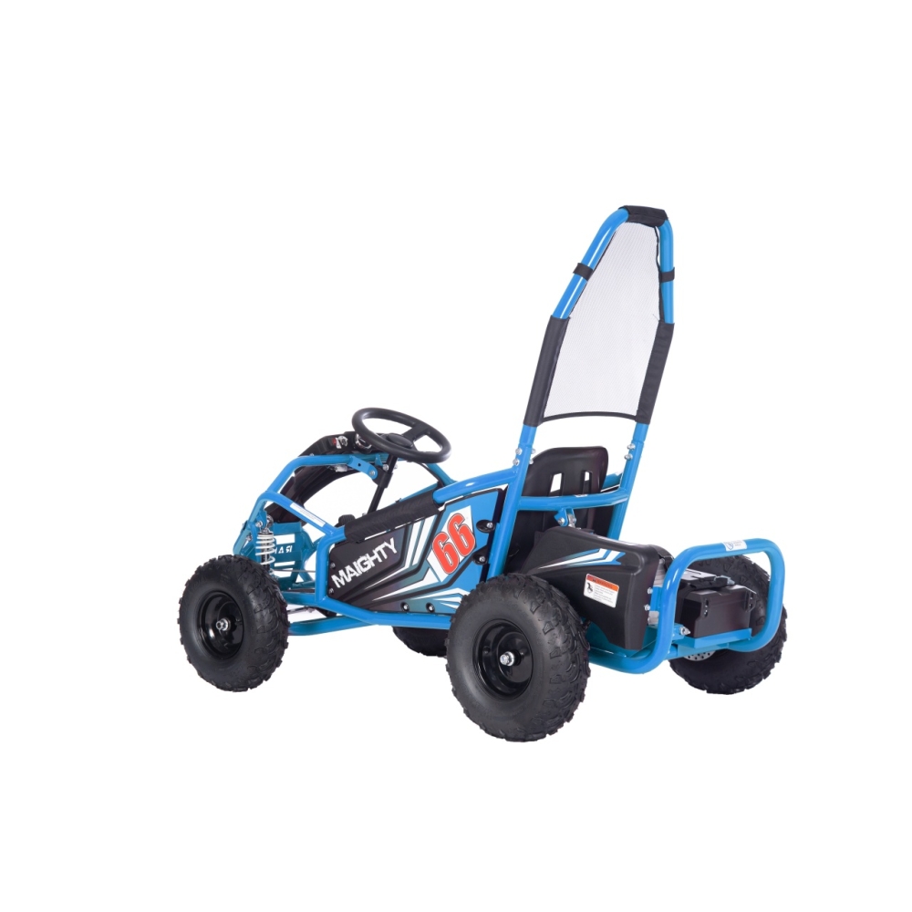 Elektrinis kartingas MAIGHTY, Blue-Elektromobiliai vaikams, Kartingai vaikams-e-vaikas