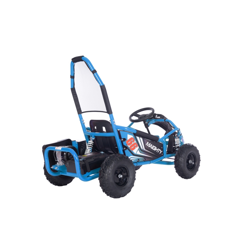 Elektrinis kartingas MAIGHTY, Blue-Elektromobiliai vaikams, Kartingai vaikams-e-vaikas