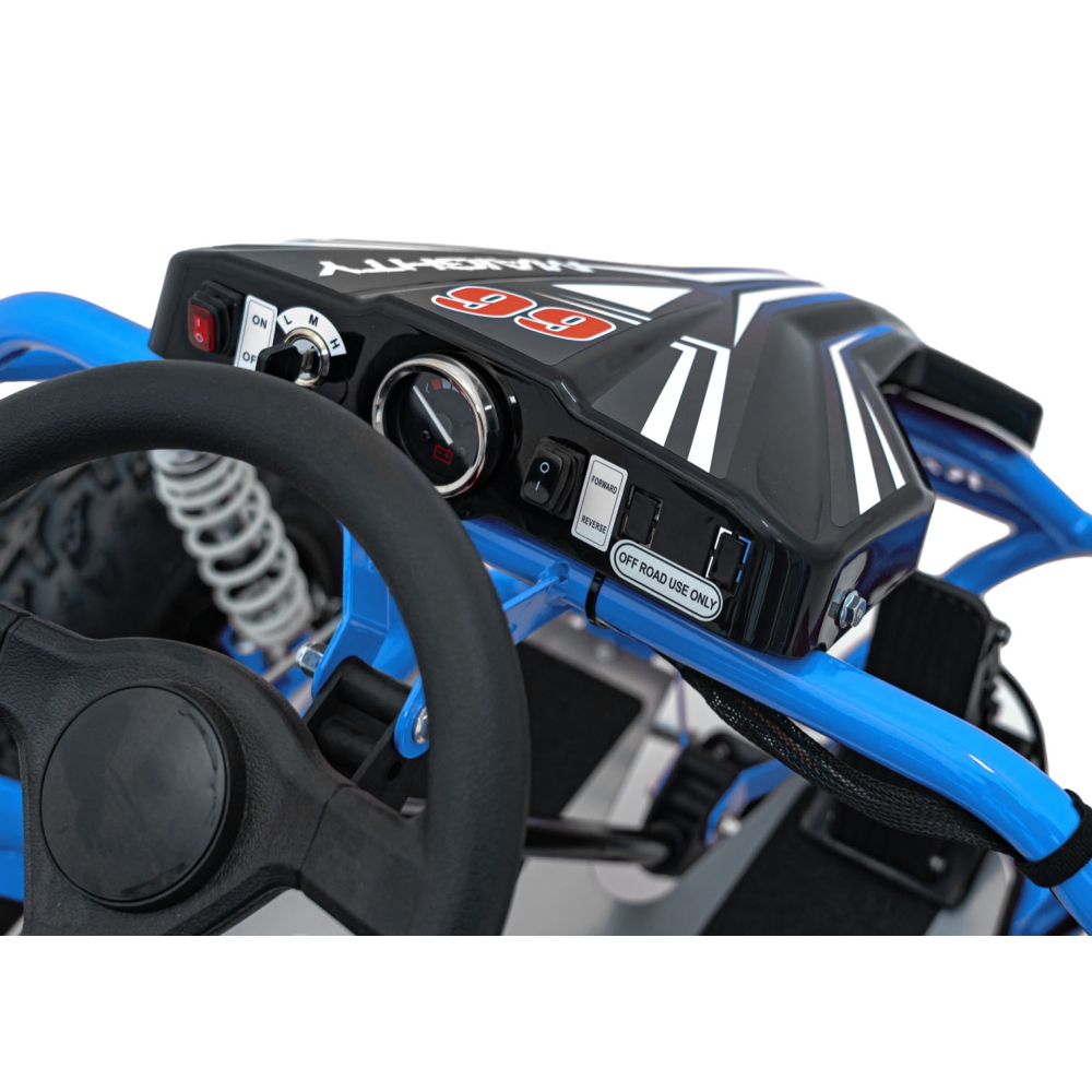 Pojazd Gokart Elektryczny MAIGHTY Niebieski