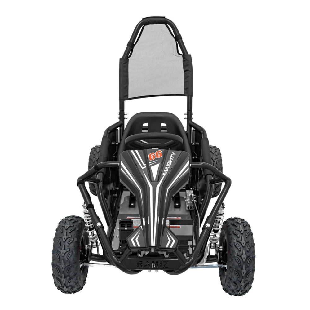 Elektrinis kartingas MAIGHTY, Black-Elektromobiliai vaikams, Kartingai vaikams-e-vaikas