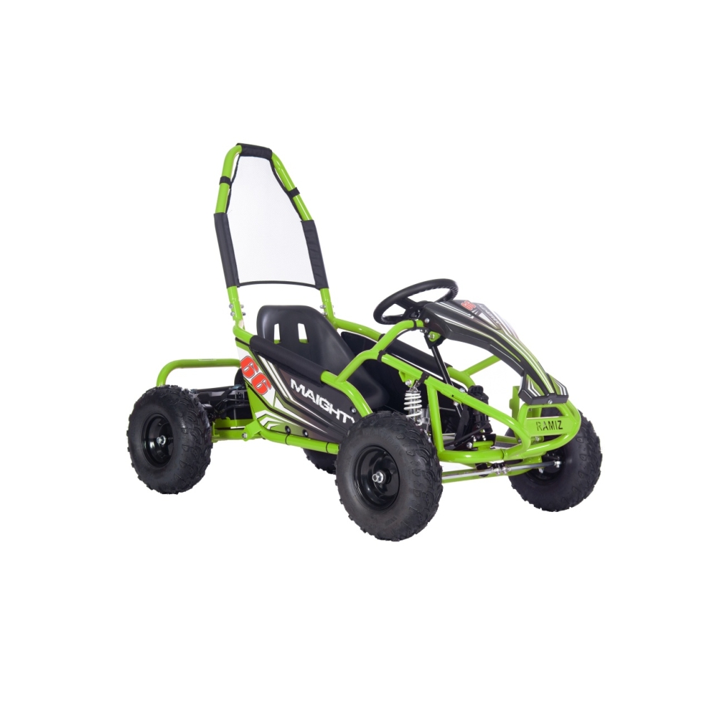 Elektrinis kartingas MAIGHTY, Green-Elektromobiliai vaikams, Kartingai vaikams-e-vaikas