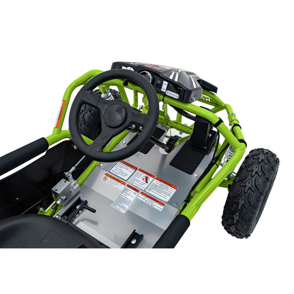 Elektrinis kartingas MAIGHTY, Green-Elektromobiliai vaikams, Kartingai vaikams-e-vaikas