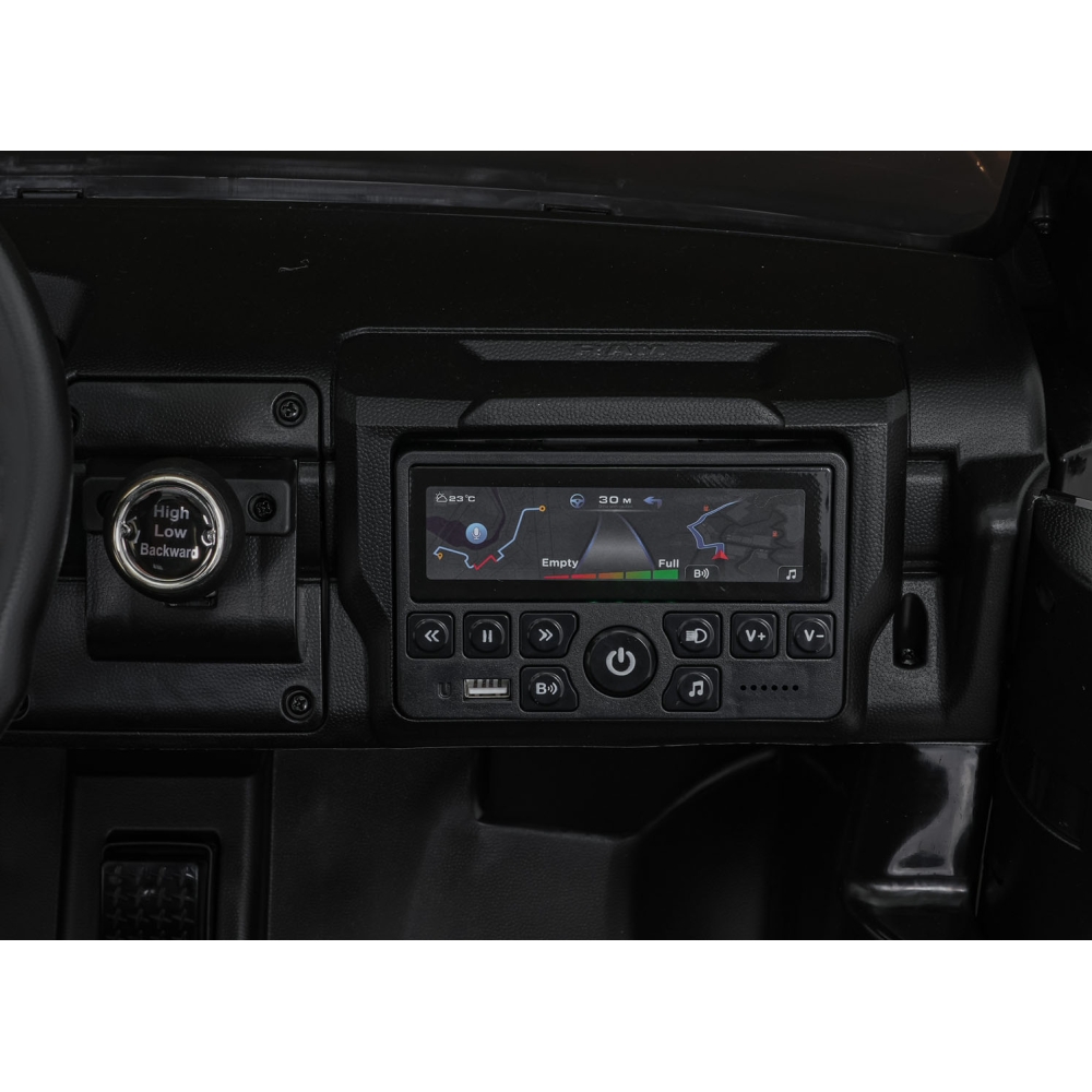 Elektromobilis RAM 3500, Black-Elektromobiliai vaikams, Visureigiai-e-vaikas