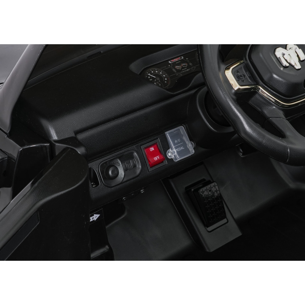 Elektromobilis RAM 3500, Black-Elektromobiliai vaikams, Visureigiai-e-vaikas