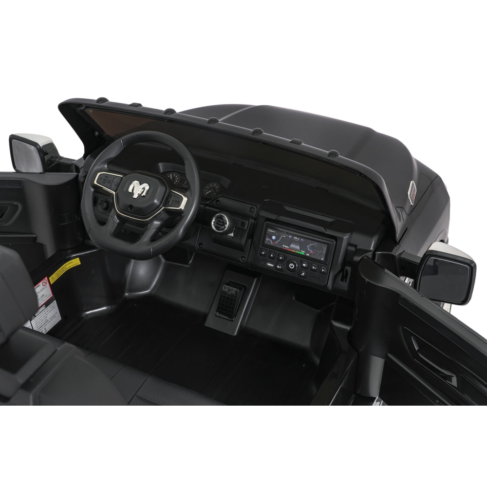 Elektromobilis RAM 3500, Black-Elektromobiliai vaikams, Visureigiai-e-vaikas