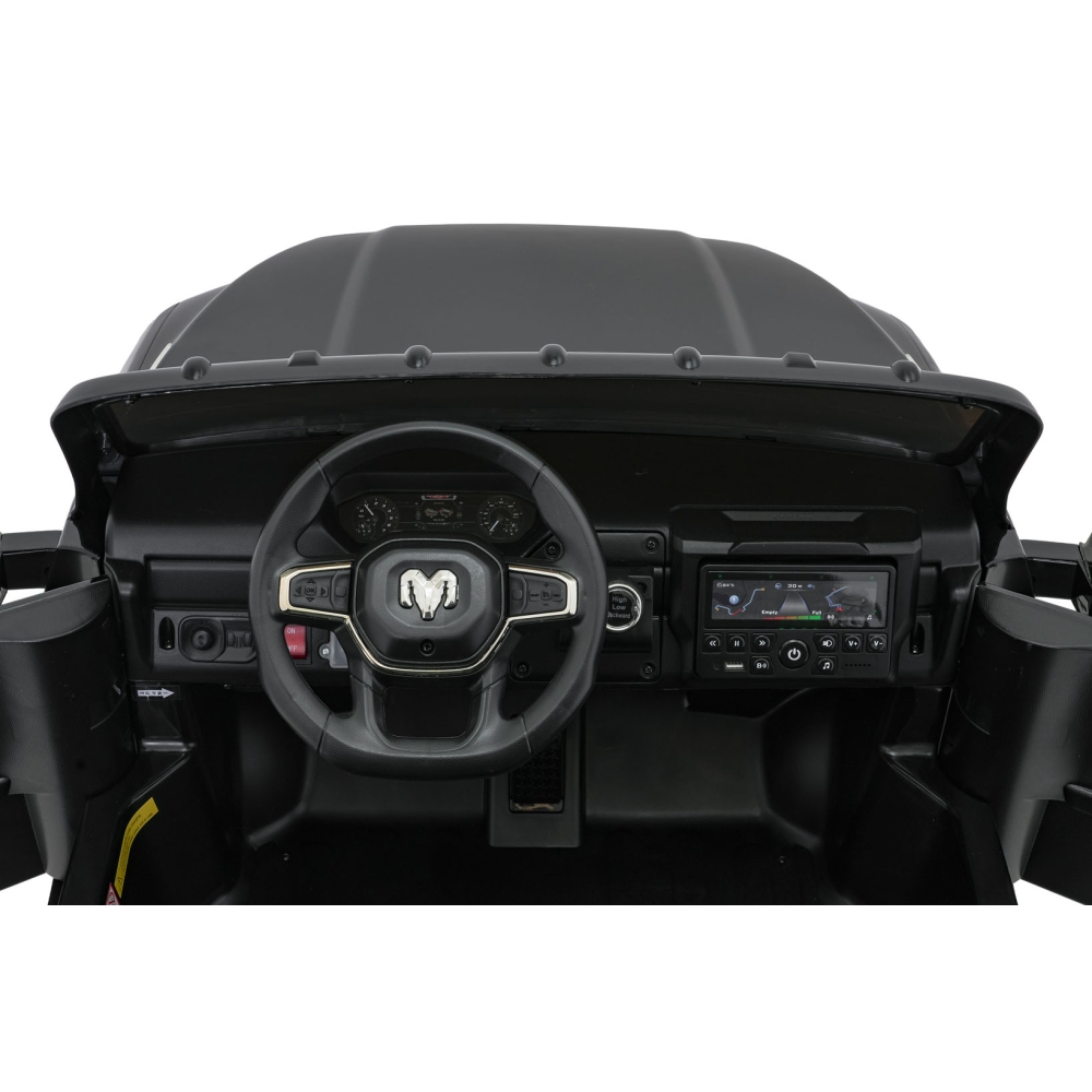 Elektromobilis RAM 3500, Black-Elektromobiliai vaikams, Visureigiai-e-vaikas