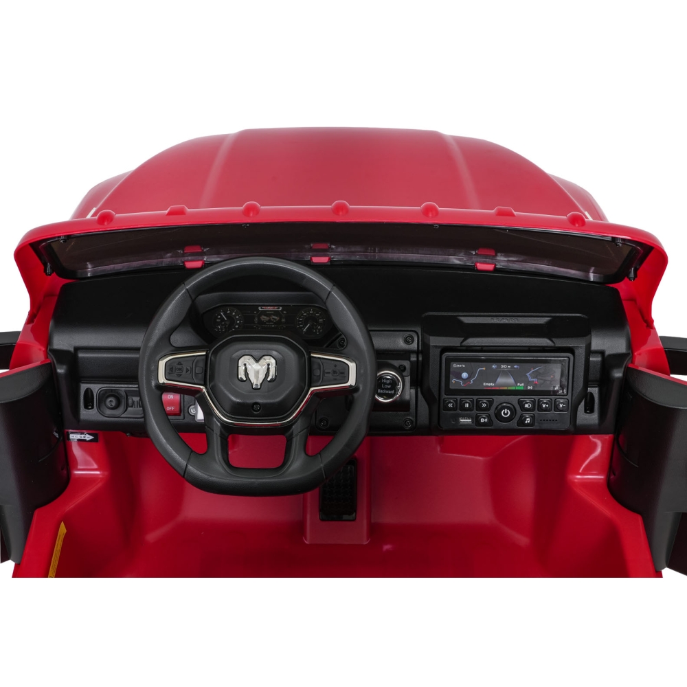 Elektromobilis RAM 3500, Red-Elektromobiliai vaikams, Visureigiai-e-vaikas