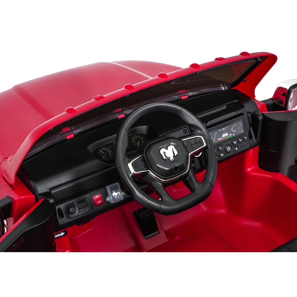 Elektromobilis RAM 3500, Red-Elektromobiliai vaikams, Visureigiai-e-vaikas